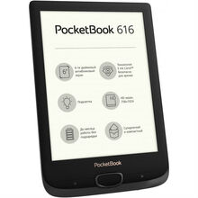 Електронна книга POCKETBOOK 616 Basic Lux 2 Obsidian Black (PB616-H-CIS)