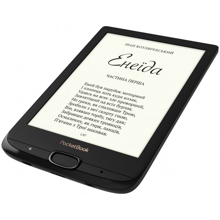 Зовнішній вигляд Електронна книга POCKETBOOK 616 Basic Lux 2 Obsidian Black (PB616-H-CIS)