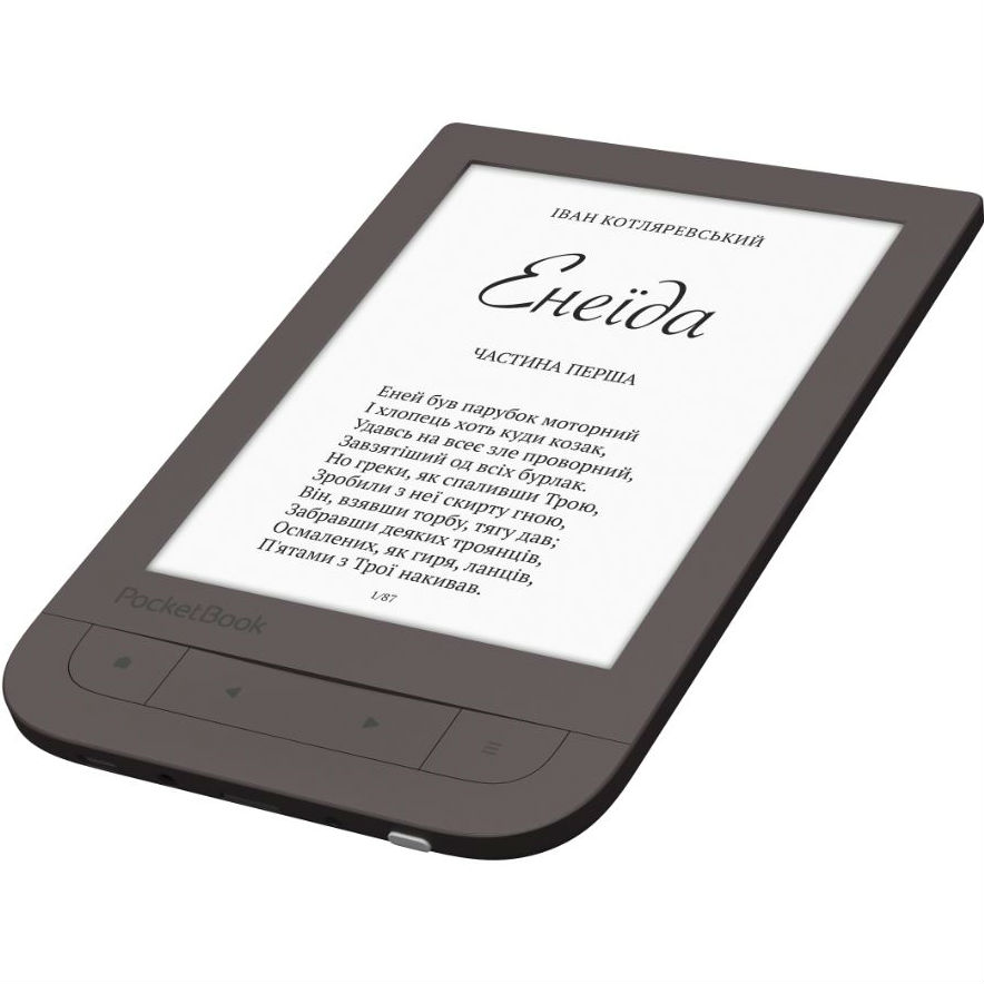 Електронна книга POCKETBOOK 631 Touch HD 2 Dark Brown (PB631-2-X-CIS) Сенсорний екран True