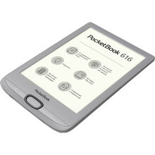 Электронная книга POCKETBOOK 616 Basic Lux 2 Matte Silver (PB616-S-CIS)