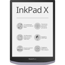 Електронна книга PocketBook InkPad X Metallic Grey