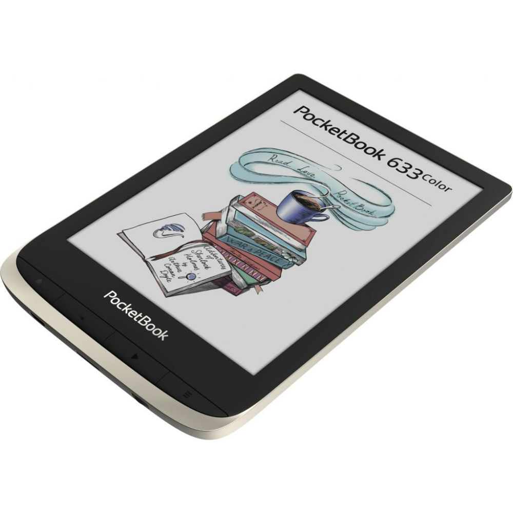 Електронна книга POCKETBOOK 633 Color Silver (PB633-N-CIS) Сенсорний екран True