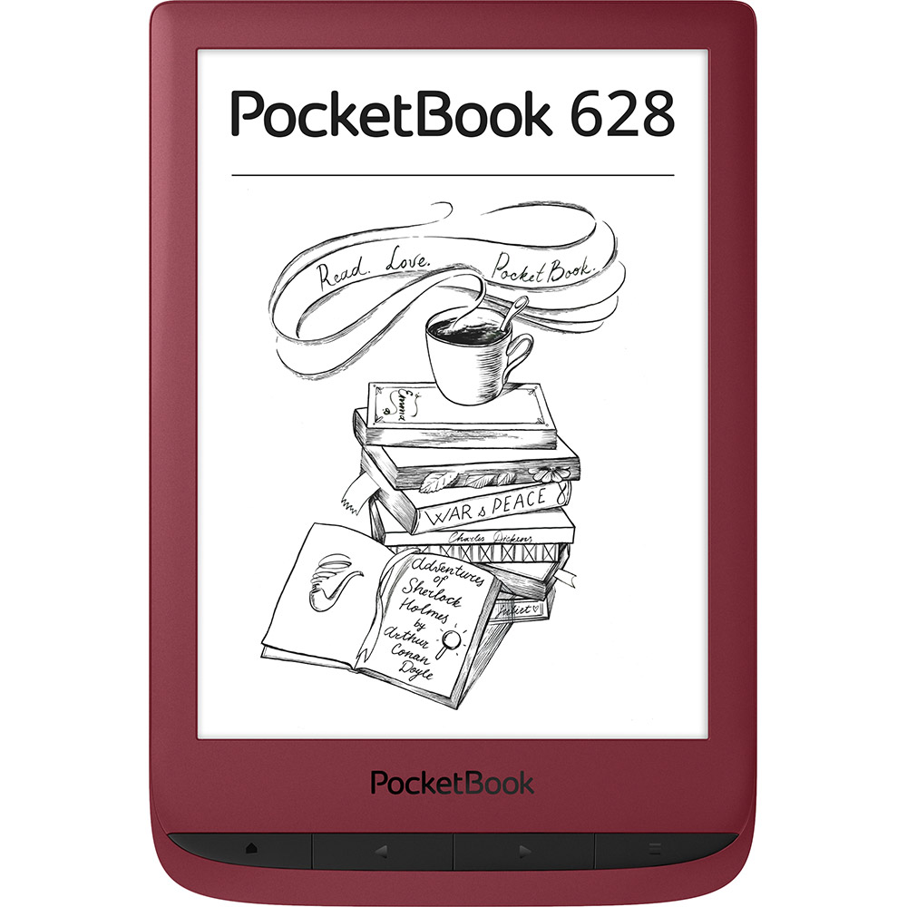 

Электронная книга POCKETBOOK 628 Touch Lux 5 Ruby Red (PB628-R-CIS), 628 Touch Lux 5, Ruby Red