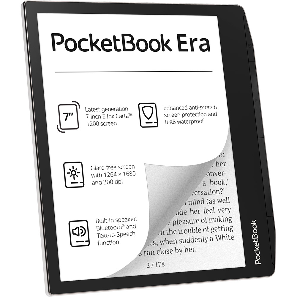 Электронная книга POCKETBOOK 700 Era Stardust Silver (PB700-U-16-WW) Разрешение 1680 х 1264