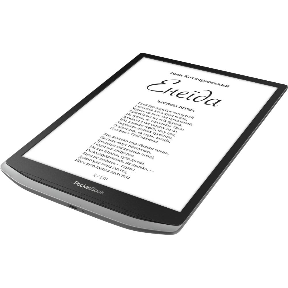 Внешний вид Электронная книга POCKETBOOK 1040D InkPad X PRO Mist Grey (PB1040D-M-WW)