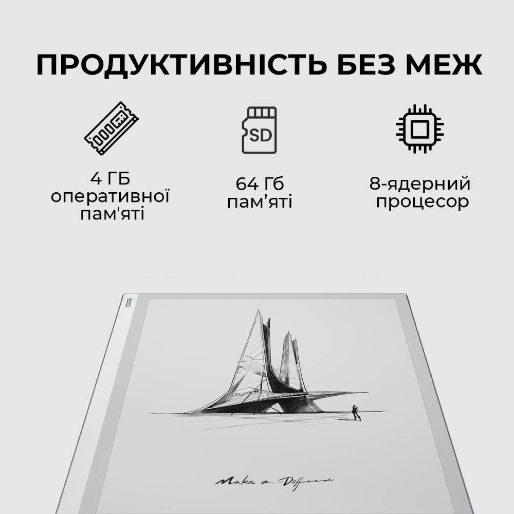 Зовнішній вигляд Електронна книга BOOX Go 10.3 (BOOX_Go10.3)