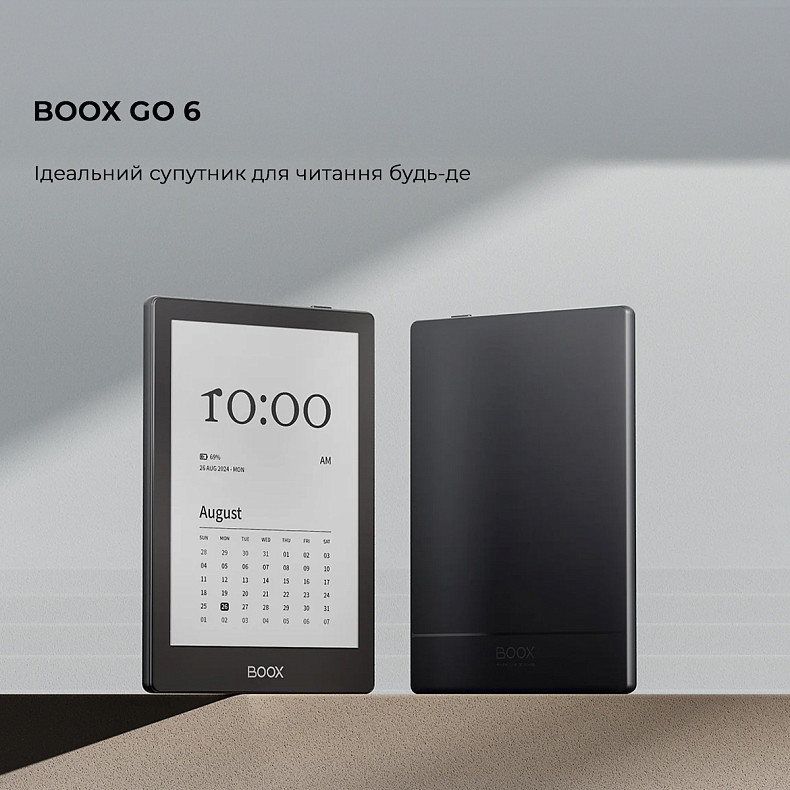 Електронна книга BOOX Go 6 (BOOX_Go6) Сенсорний екран True