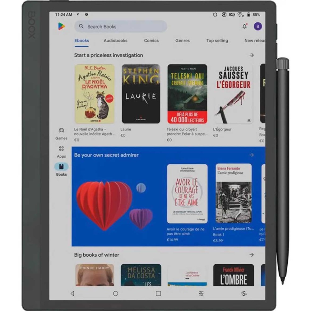 Электронная книга BOOX Tab Ultra C Pro Процессор 8-ядерный, 2,8 ГГц