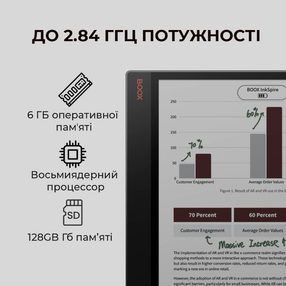 Електронна книга BOOX Tab X С (BOOX_TabX_С) Зовнішній вигляд Електронна книга BOOX Tab X С (BOOX_TabX_С)