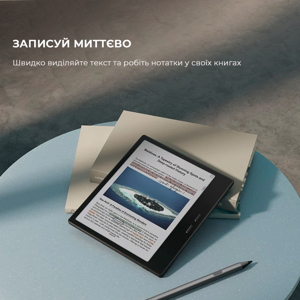 Электронная книга BOOX Go Color 7 Gen2 Black (BOOX_GoColor7(Gen2)_Black) Процессор Octa-Core