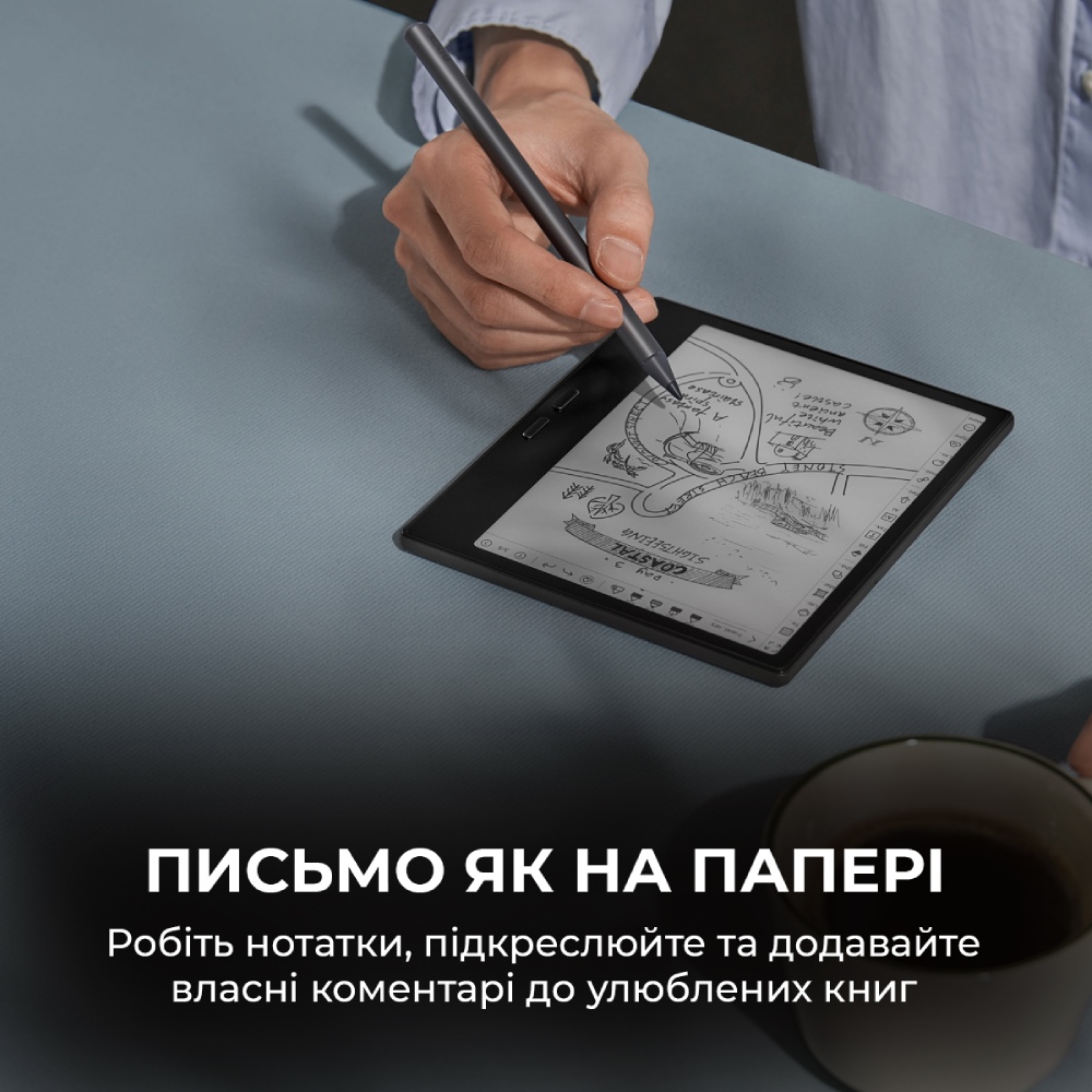 Електронна книга BOOX Go Color 7 Gen2 Black (BOOX_GoColor7(Gen2)_Black) Bluetooth True