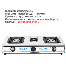 Плитка FLORIA ZLN8472 (для балонного газу)