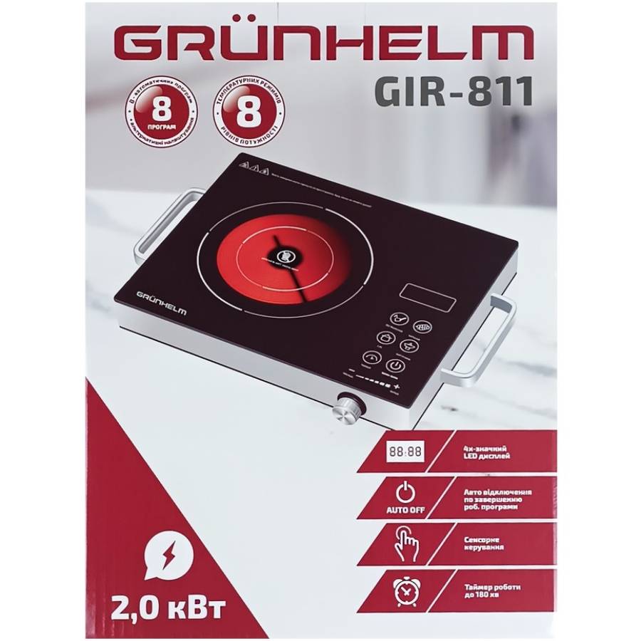 Плитка GRUNHELM GIR-811 Потужність 2000