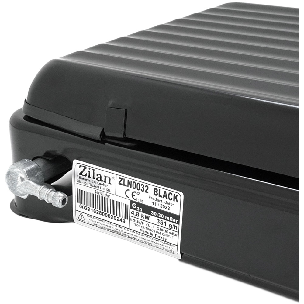 Плитка ZILAN ZLN0032 Black Материал поверхности эмаль