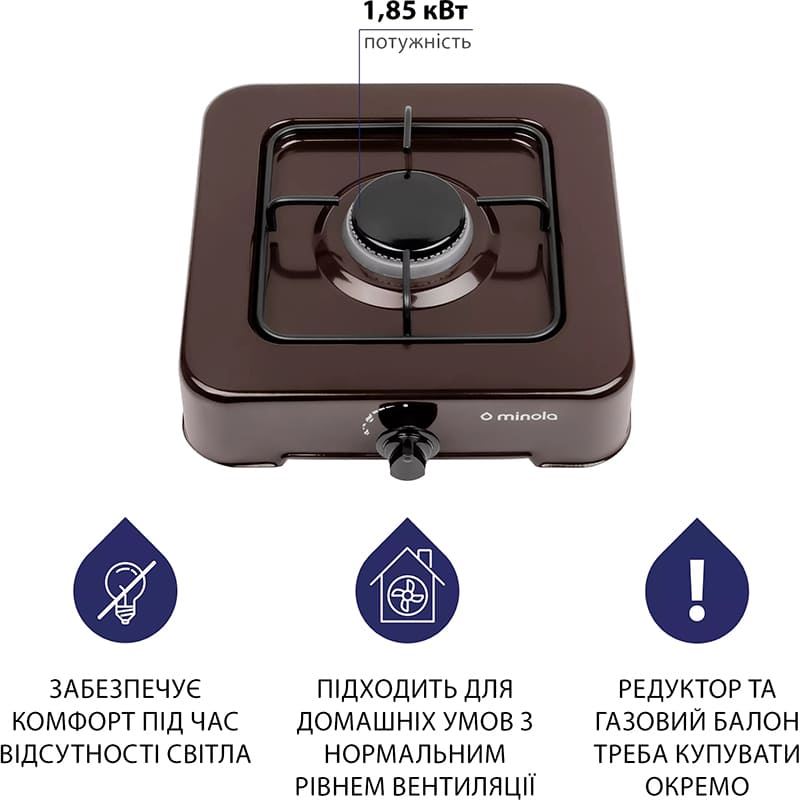 Плитка MINOLA TGH 100 BR Матеріал поверхні емаль