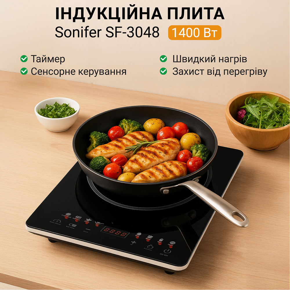 Плитка SONIFER SF-3048 Керування сенсорне