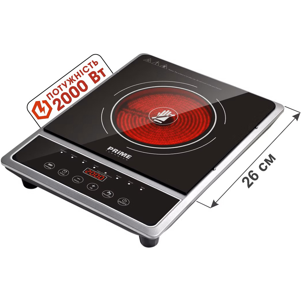 Плитка PRIME TECHNICS PHC 2019 GB Матеріал поверхні склокераміка