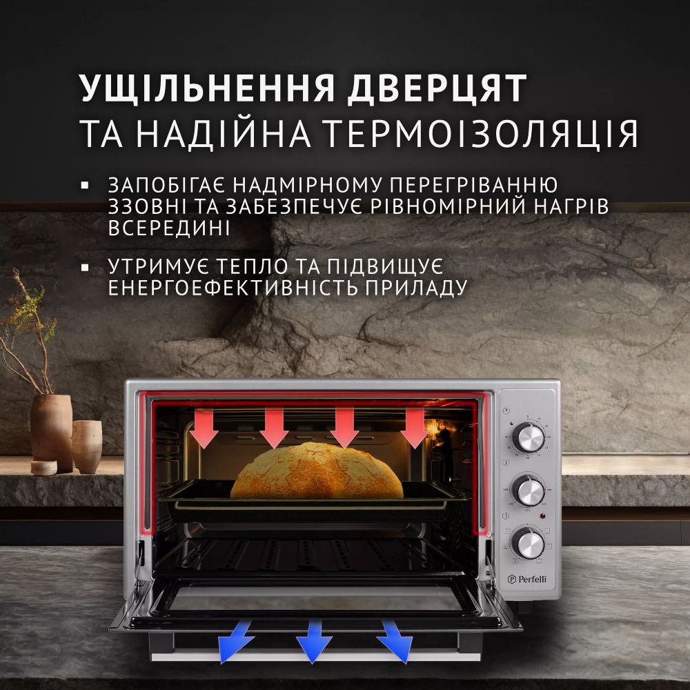 Обзор Электропечь PERFELLI SIERRA 48 GREY