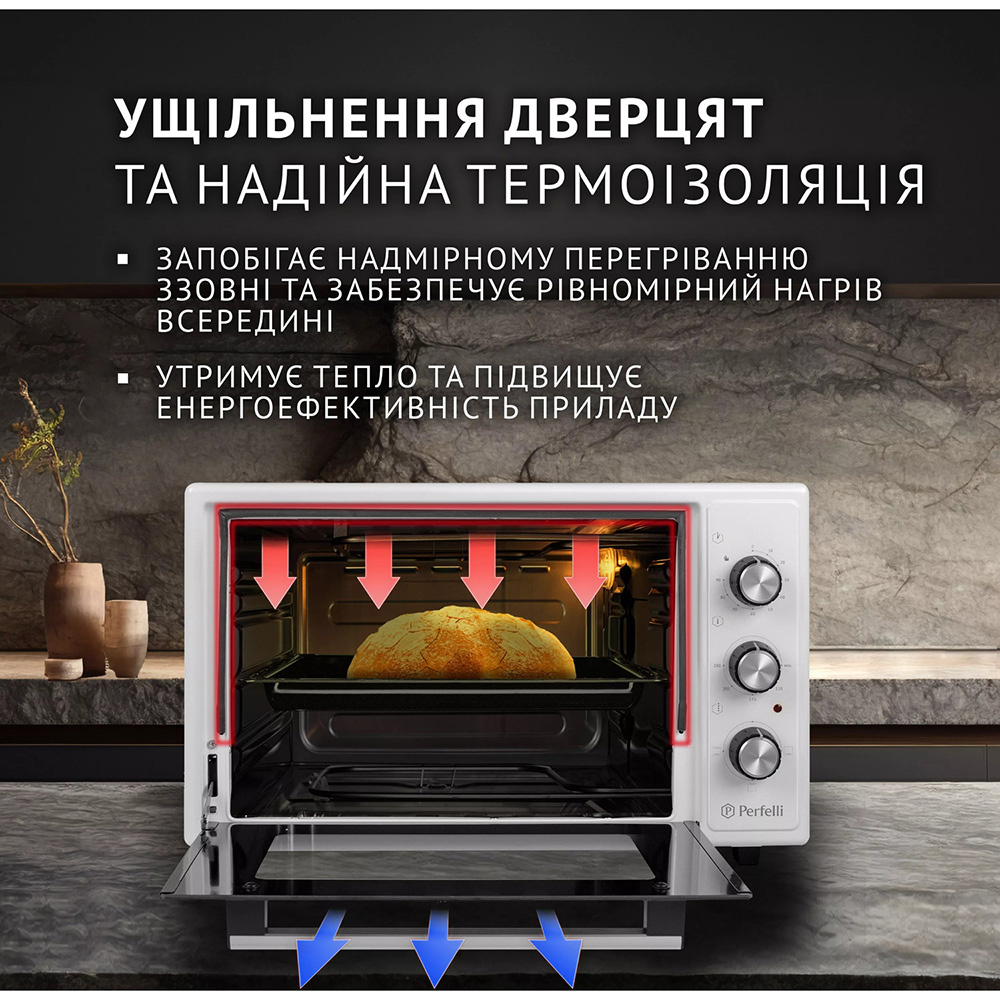 В интернет магазине Электропечь PERFELLI Classic 37 White