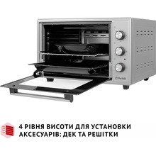 Электропечь PERFELLI Classic 37 Grey