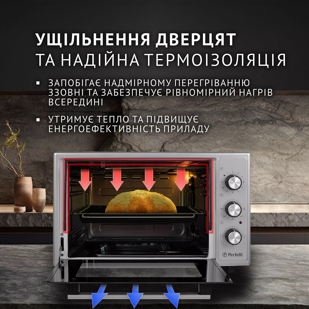 В интернет магазине Электропечь PERFELLI Classic 37 Grey