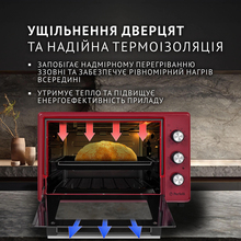 Электропечь PERFELLI MIRAGE 37 RED