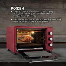 Электропечь PERFELLI MIRAGE 37 RED