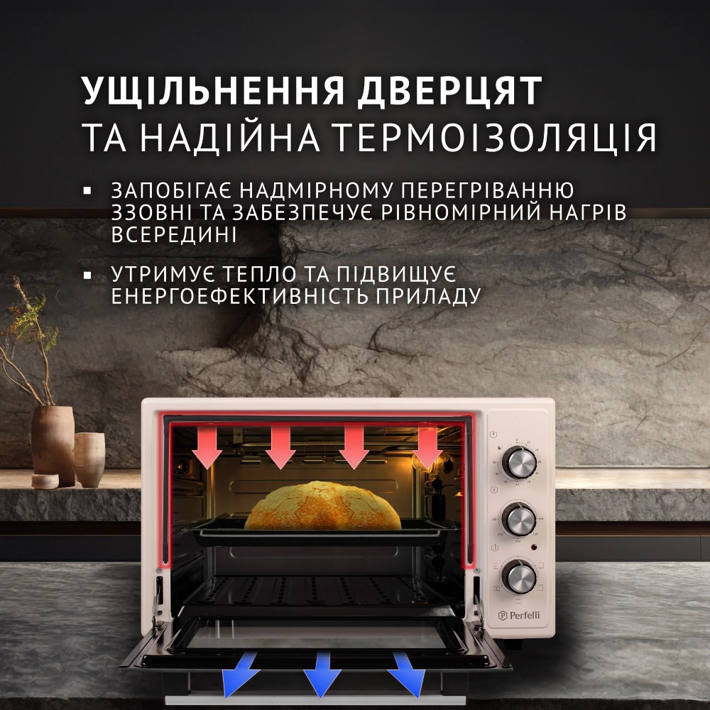 Заказать Электропечь PERFELLI TRIMO 37 IVORY