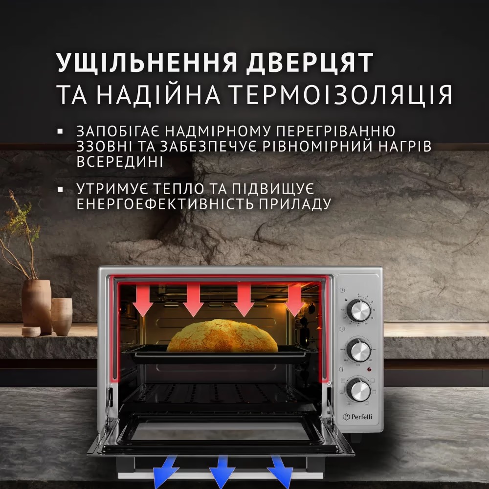 Внешний вид Электропечь PERFELLI SIERRA 37 GREY