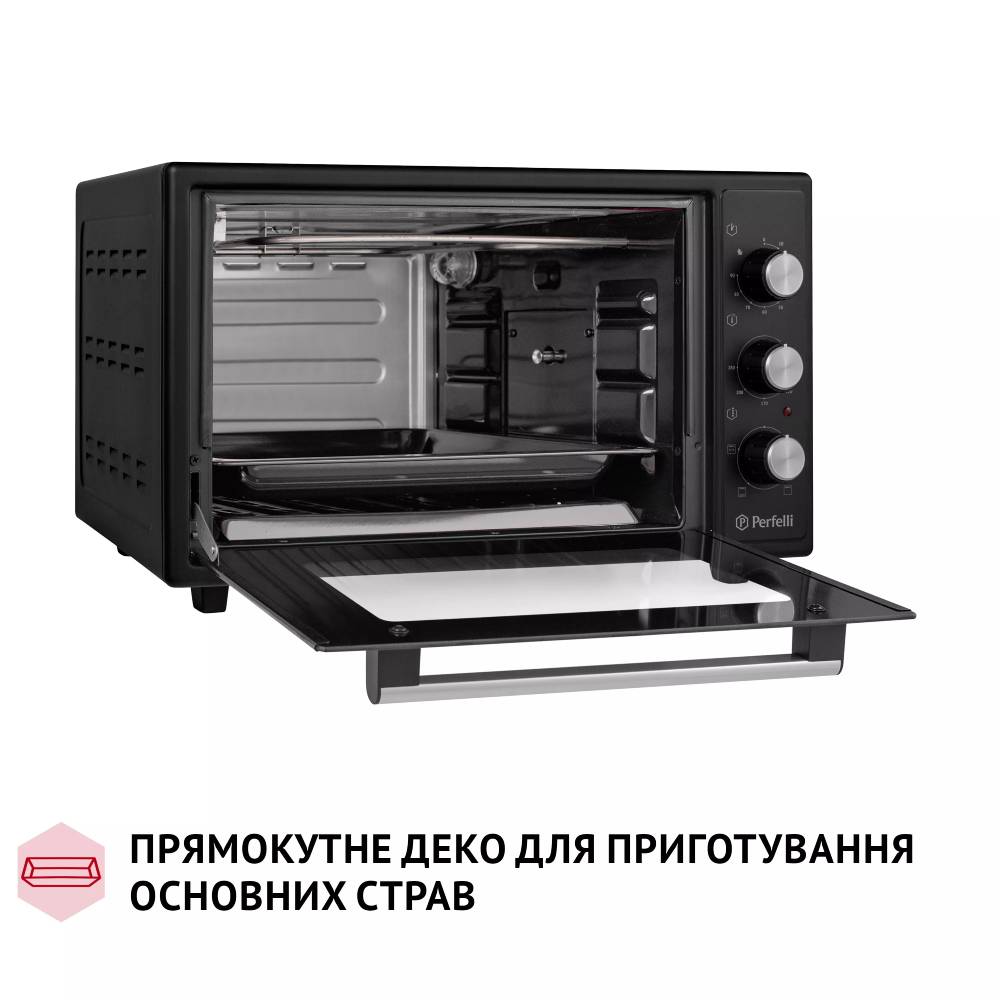 В Фокстрот Электропечь PERFELLI MIRAGE 37 BLACK