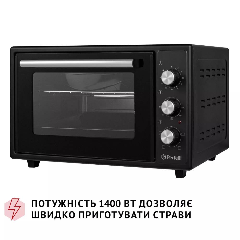 Изображение Электропечь PERFELLI MIRAGE 37 BLACK