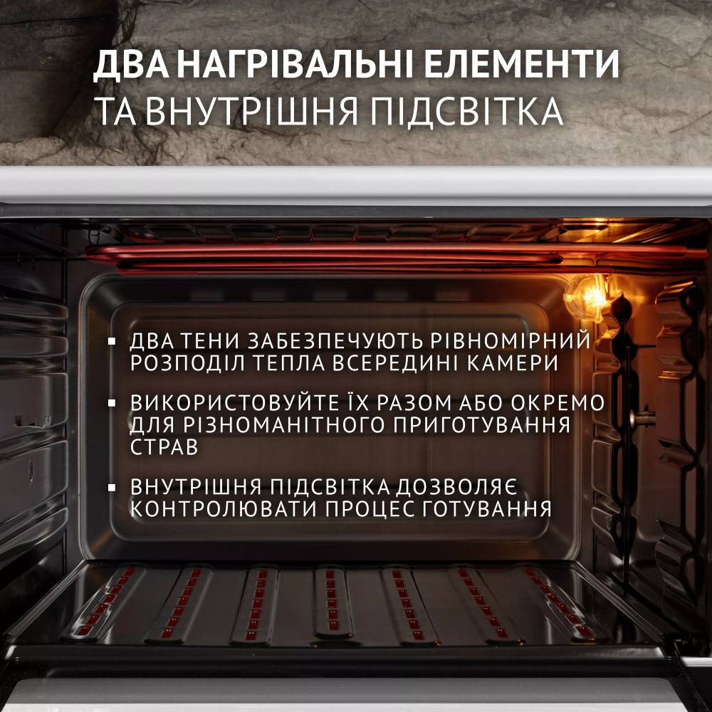 Электропечь PERFELLI MIRAGE 37 WHITE Мощность 1400