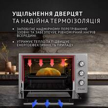 Электропечь PERFELLI MIRAGE 37 GREY
