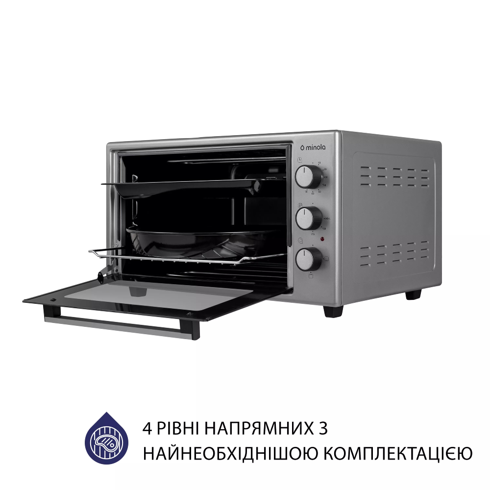 Зовнішній вигляд Електропіч MINOLA FOE 3714 GR