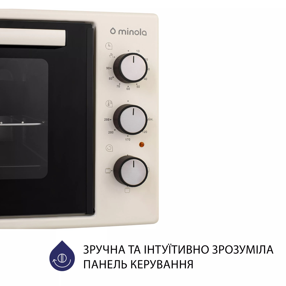 Електропіч MINOLA FOE 3714 IV Об'єм 37