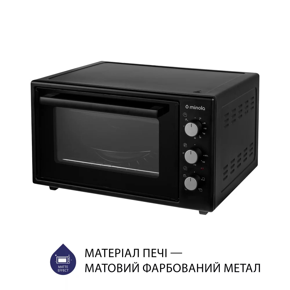 Зовнішній вигляд Електропіч MINOLA FOEV 3714 BL