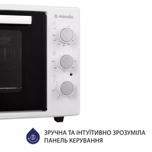 Електропіч MINOLA FOET 3714 WH