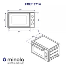 Електропіч MINOLA FOET 3714 GR