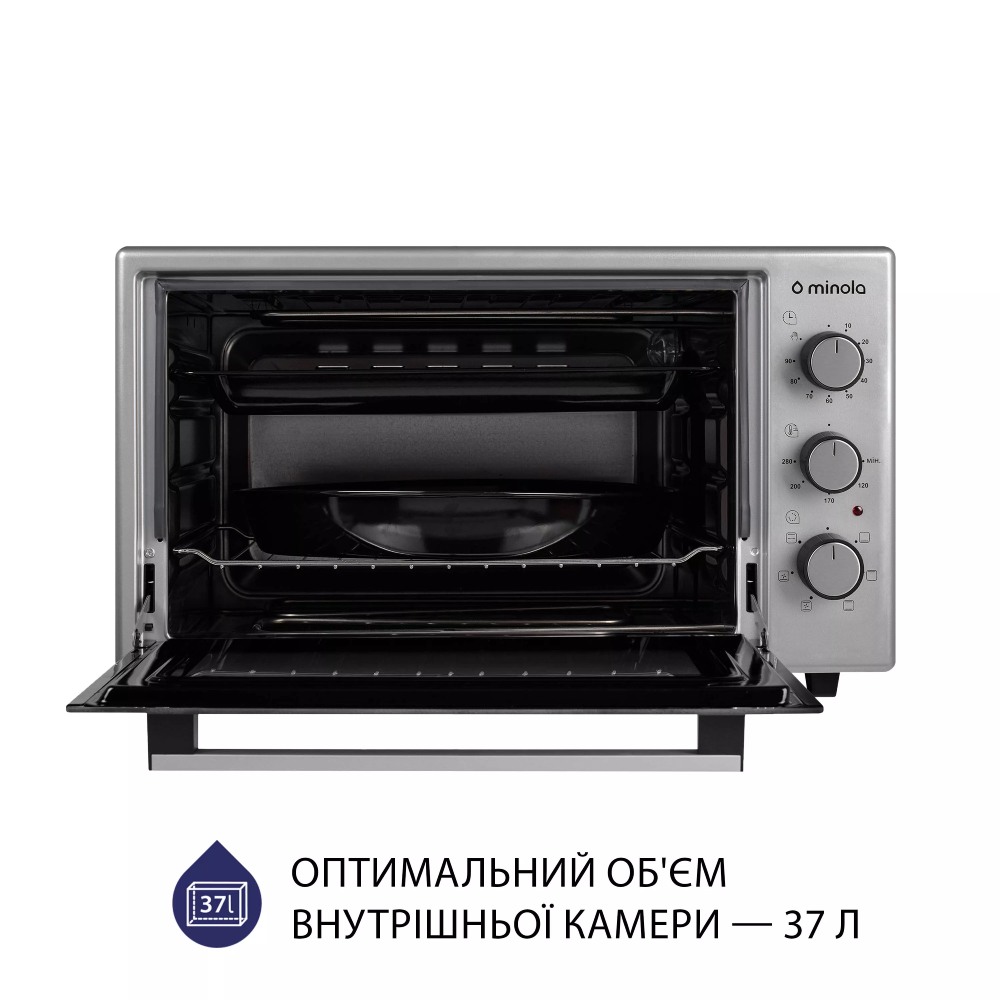 Електропіч MINOLA FOET 3714 GR Потужність 1400