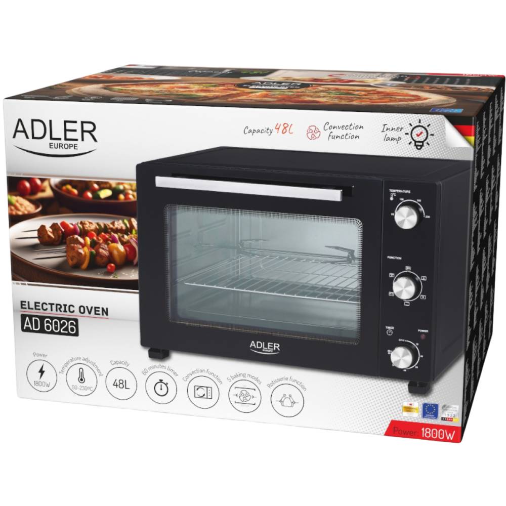 В Фокстрот Электропечь ADLER AD 6026