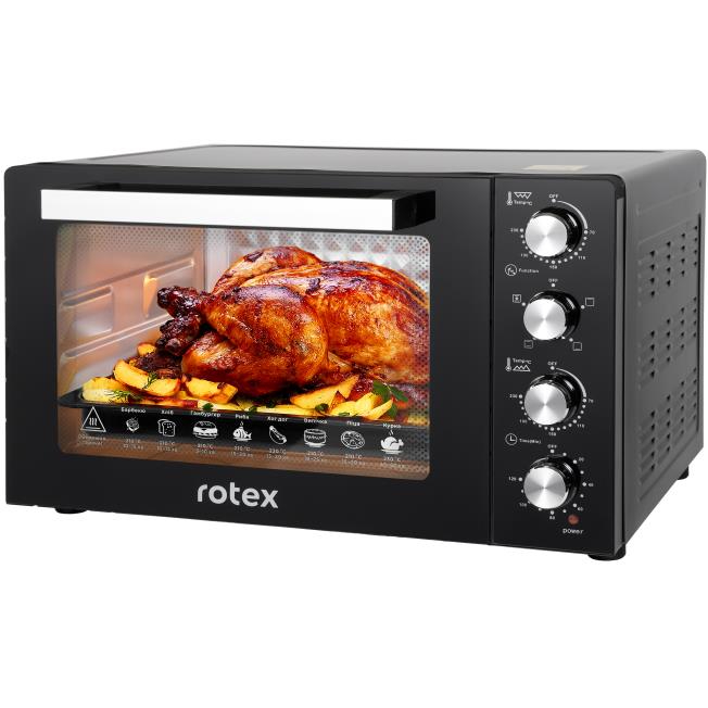 Электропечь ROTEX ROT455-B2G EUROSTANDART Объем 45