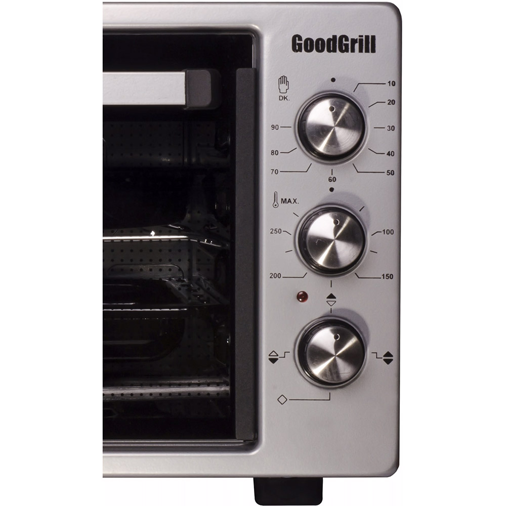 Электропечь GOODGRILL GR-4002 SILVER Таймер 90
