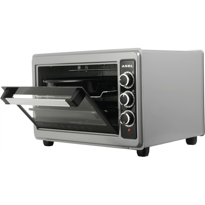 Электропечь ASEL AF33-23 grey Максимальная температура нагрева 320