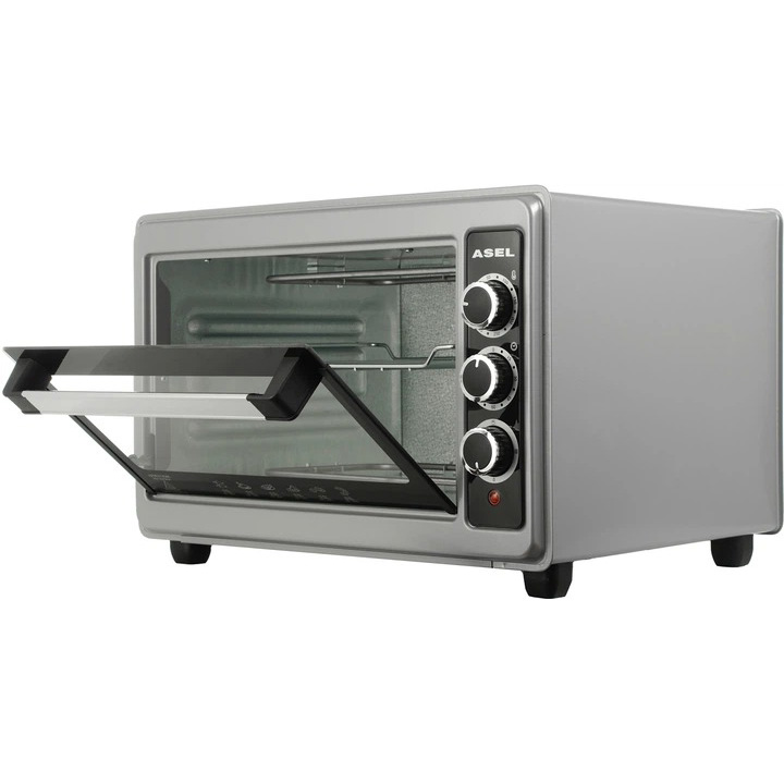 Электропечь ASEL AF33-23 grey Таймер 90