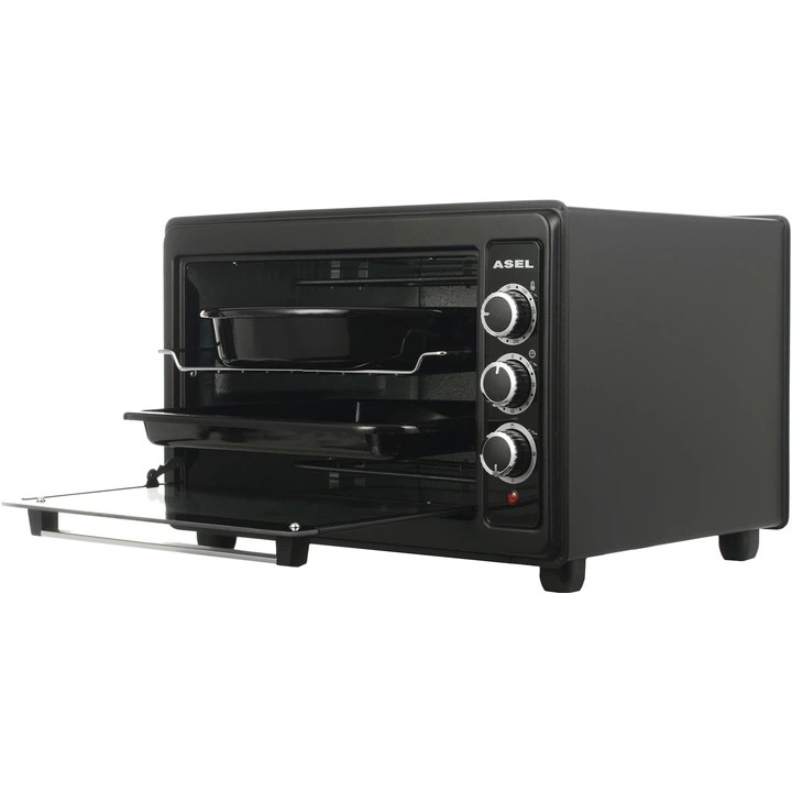 Электропечь ASEL AF33-23 black Максимальная температура нагрева 320