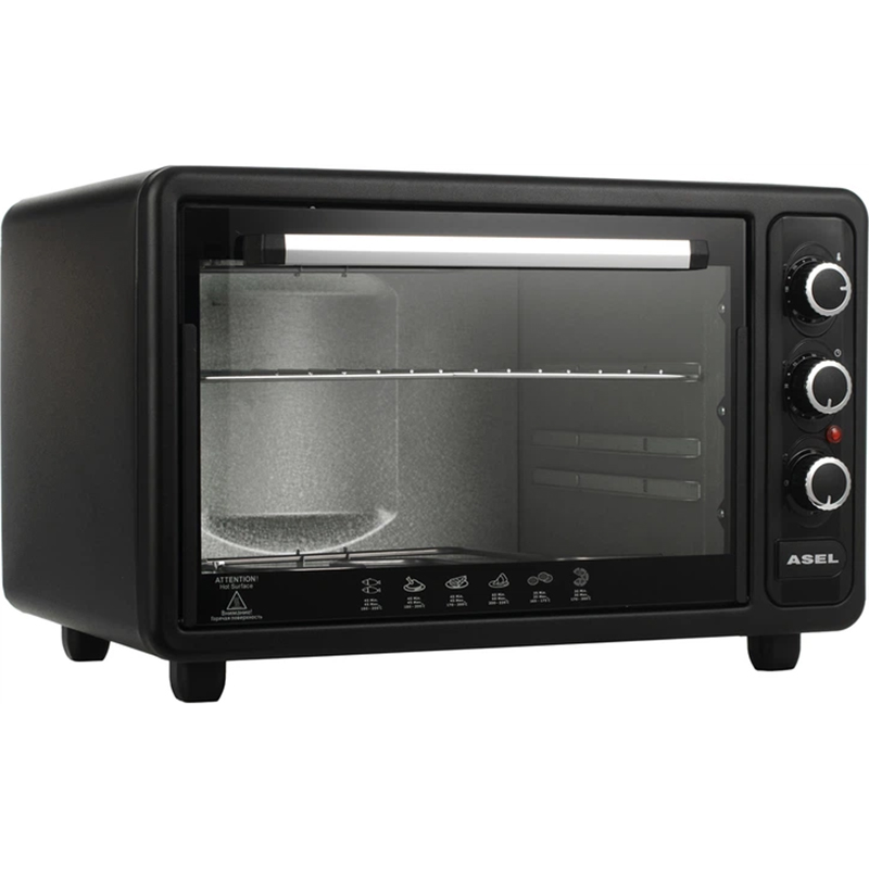 Электропечь ASEL AF40-23 Black Гарантия 12