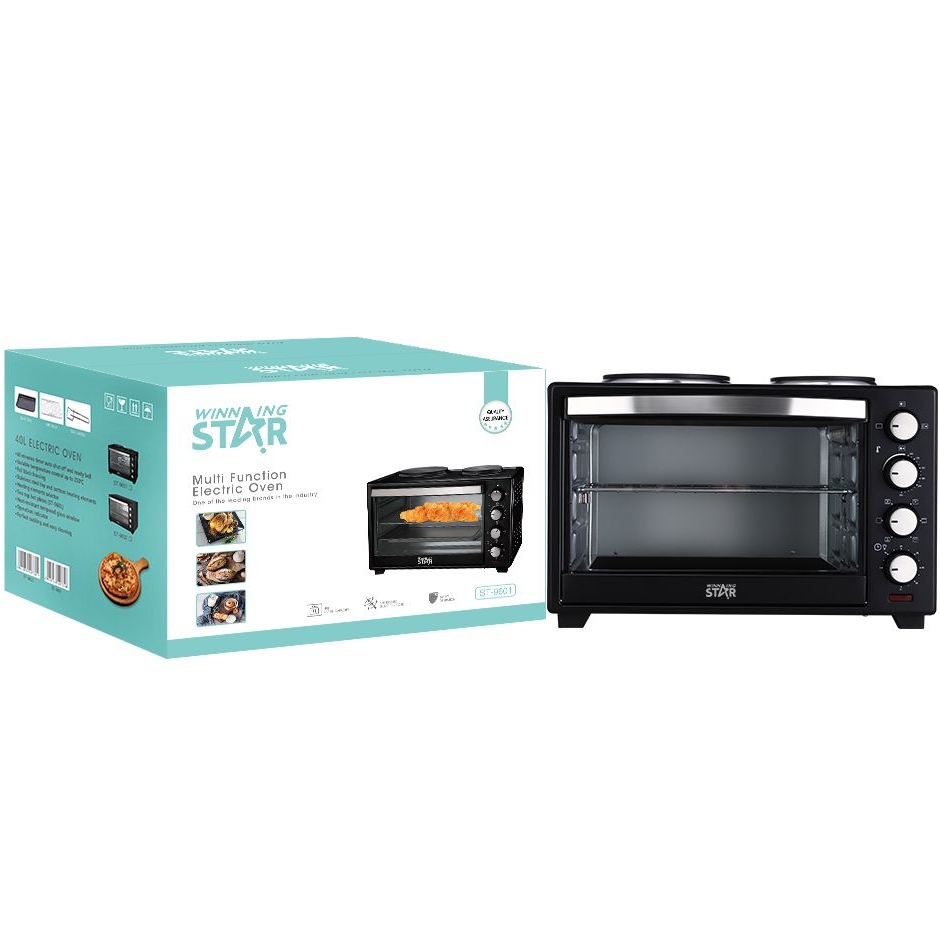 Зображення Електропіч WINNINGSTAR ST-9601 Black
