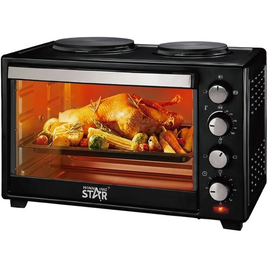 Фото Електропіч WINNINGSTAR ST-9601 Black