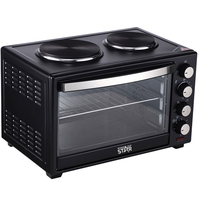 Електропіч WINNINGSTAR ST-9601 Black Гарантія 12