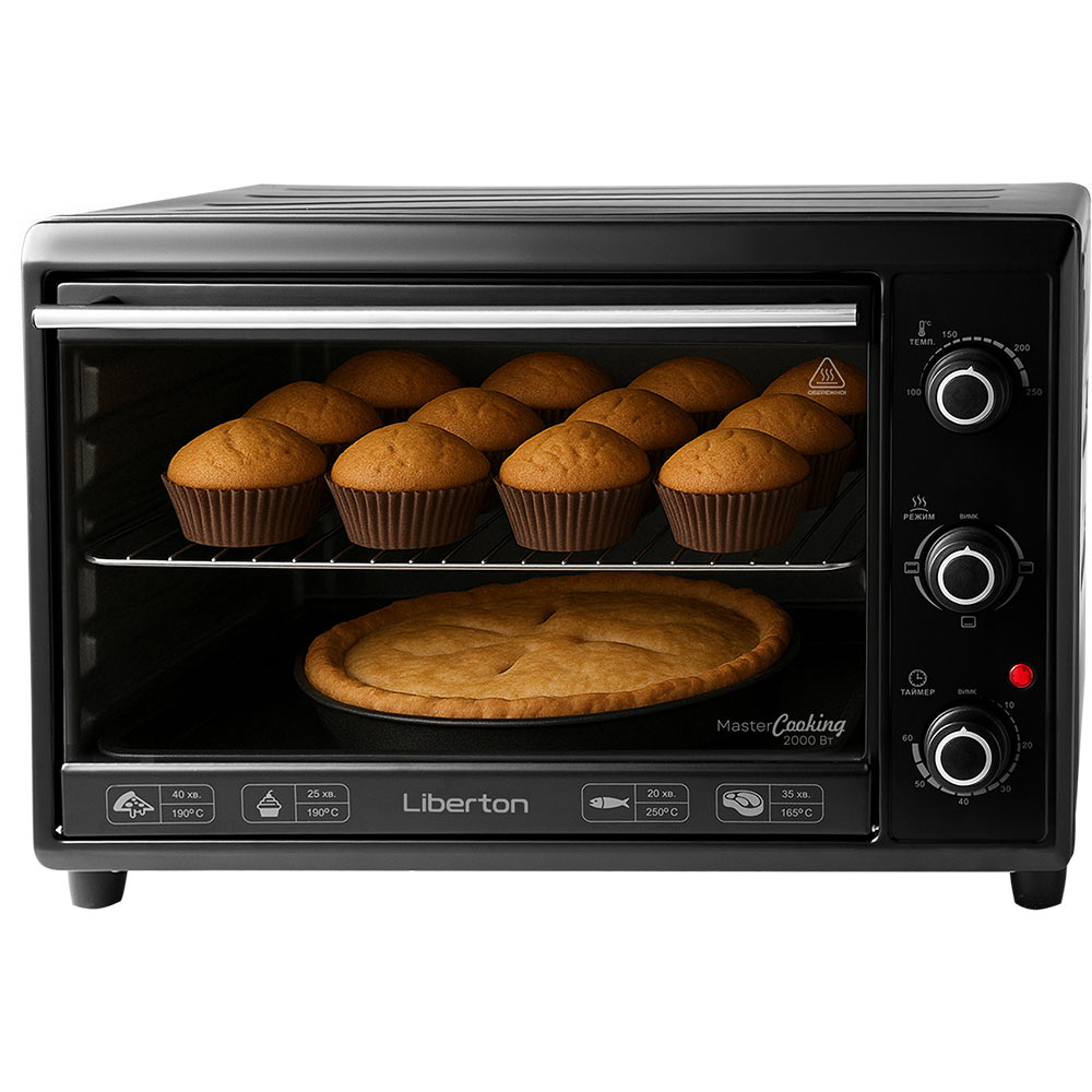 Электропечь LIBERTON LEO-400 Black